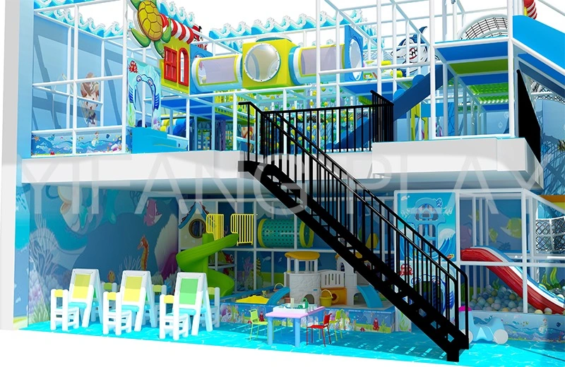 Kindergarten Ocean Theme Indoor Play Structure Playground