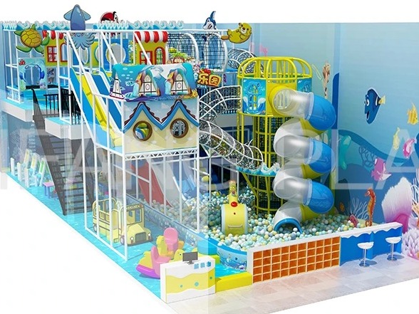 Kindergarten Ocean Theme Indoor Play Structure Playground