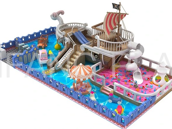 New Design Pirate Ship Theme Commercial Indoor Play Area