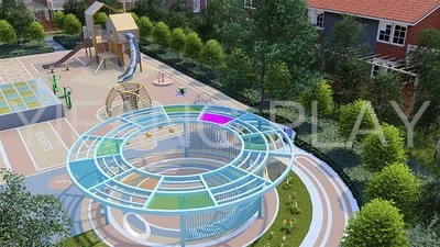 commercial playground set