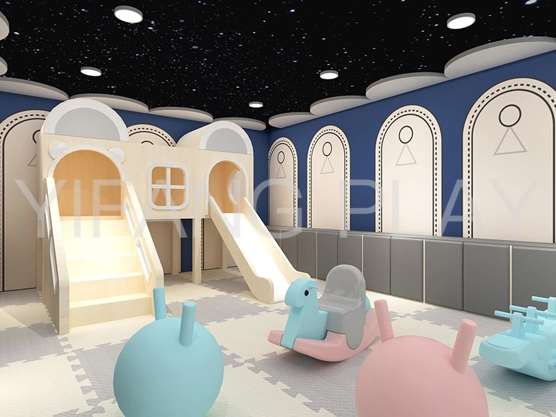 Space Station Indoor Daycare Soft Play Area Equipment