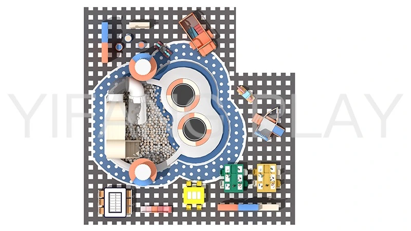 Yifang Indoor Playground With Jump Trampoline Park