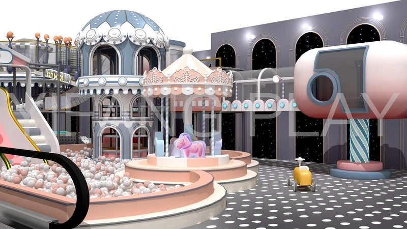 Popular Kids Indoor Playground Equipment In Shopping Mall