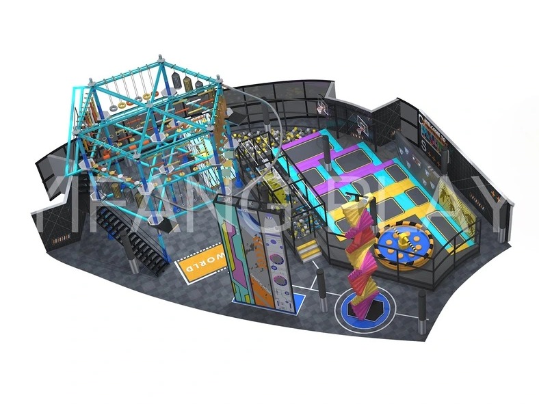 Yifang Design Adventure Indoor Trampoline Park Equipment Playground