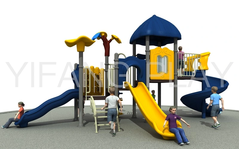 Small Outdoor Play Structure Plastic Playground