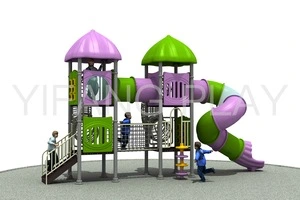 Outdoor Playset With Slide