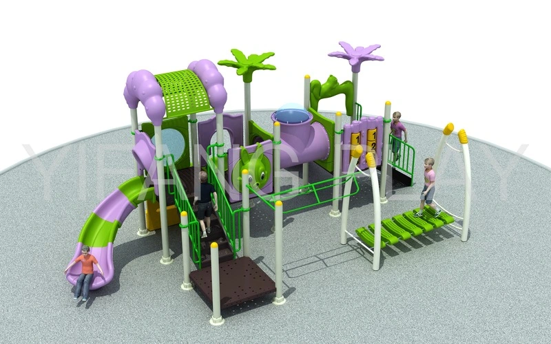 Commercial Outdoor Play Equipment Playset With Slide