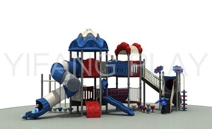 Outdoor Playset With Slide