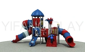 Outdoor Playset Tube Slide