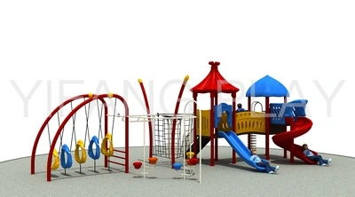 Outdoor Play House With Slide