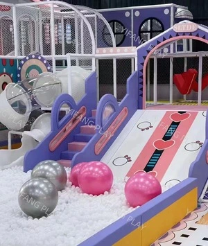 Purple Indoor Playground Ball Pool