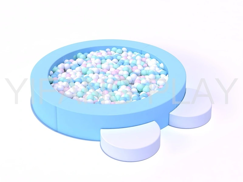 Pink Soft Play Equipment Soft Play Set With Ball Pit