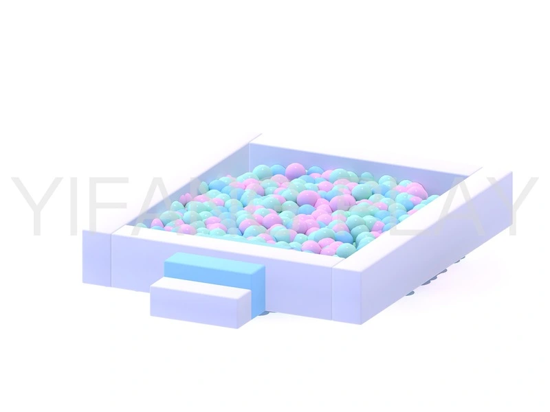 Pink Soft Play Equipment Soft Play Set With Ball Pit