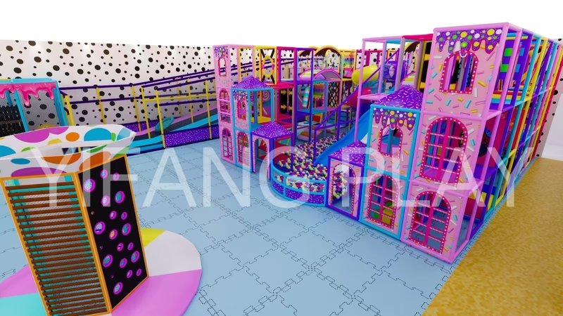 Candy Theme Indoor Playground Equipment