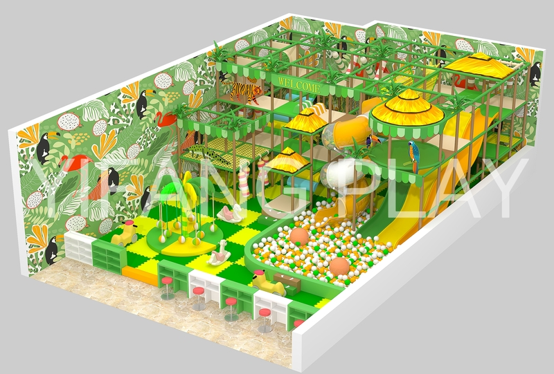 Small Jungle Theme China Indoor Playground Playcentre Equipment